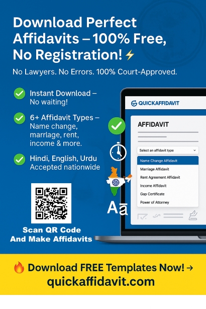 Online affidavit maker