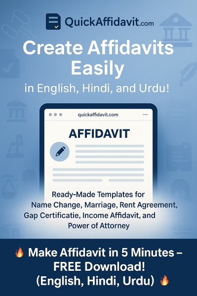 Make Affidavit